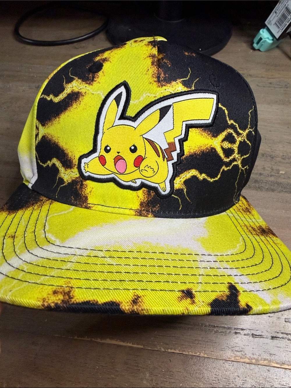 Bioworld Pokemon Pikachu Adjustable Snapback Hat